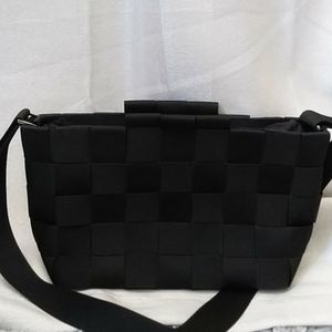 Ferragamo Woven Ribbon Shoulder Bag